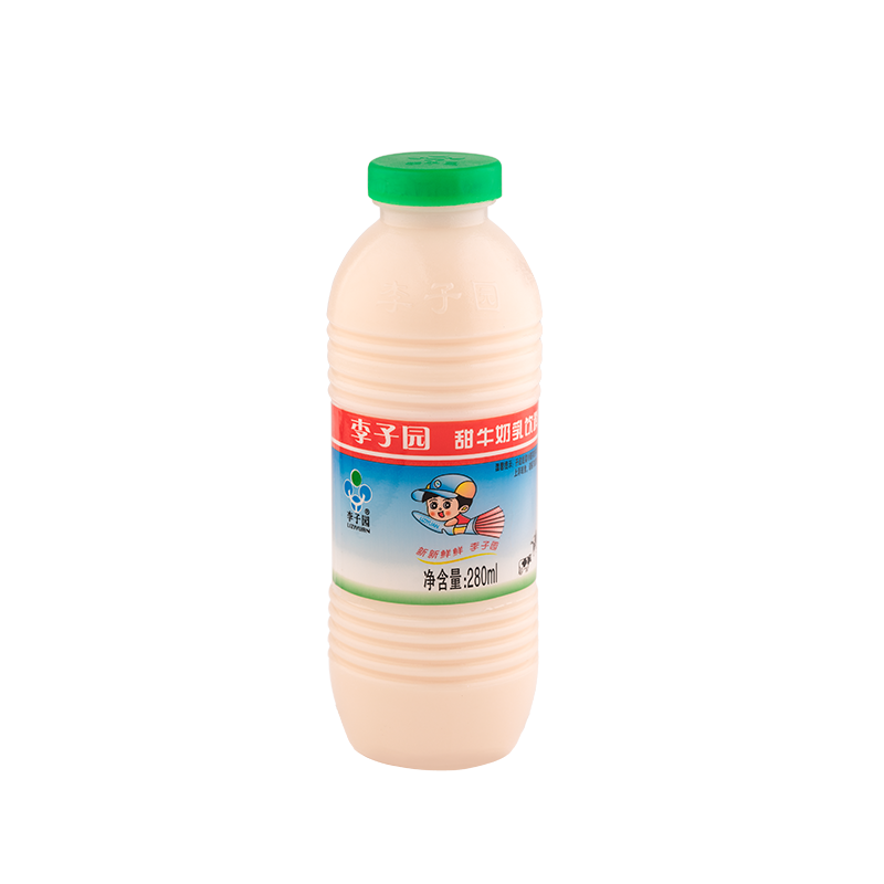 甜牛奶乳饮料，，单瓶净含量280ml