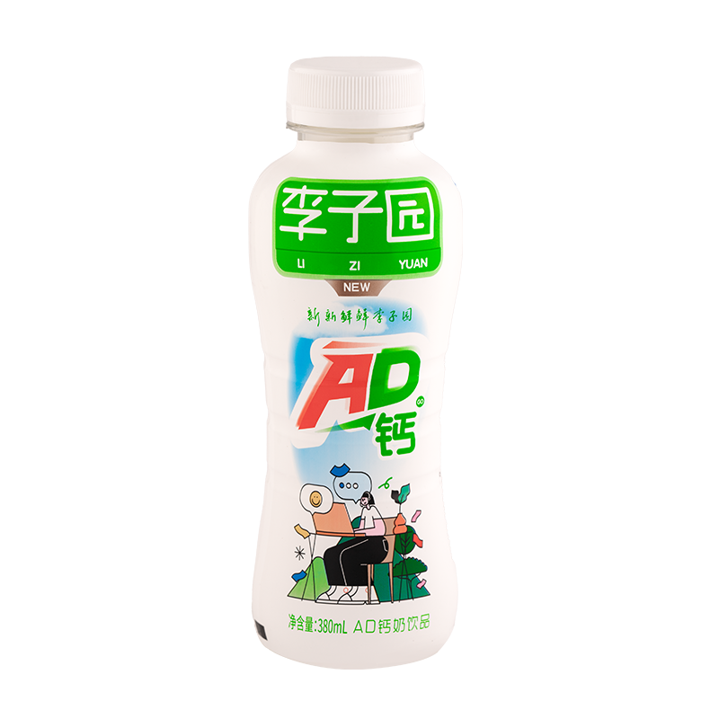 AD钙奶饮品，单瓶净含量380ml